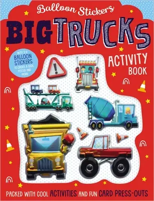 Książka ćwiczeń z dużymi ciężarówkami - Big Trucks Activity Book