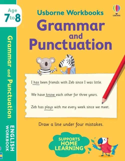 Zeszyty ćwiczeń Usborne Gramatyka i interpunkcja 7-8 (Watson Hannah (EDYTOR)) - Usborne Workbooks Grammar and Punctuation 7-8 (Watson Hannah (EDITOR))