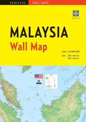 Malezja mapa ścienna wydanie pierwsze - Malaysia Wall Map First Edition