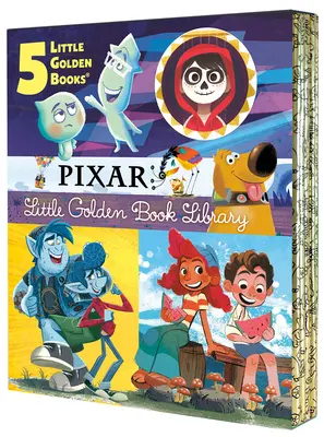Pixar Little Golden Book Library (Disney/Pixar): Coco, W górę, Naprzód, Dusza, Luca - Pixar Little Golden Book Library (Disney/Pixar): Coco, Up, Onward, Soul, Luca