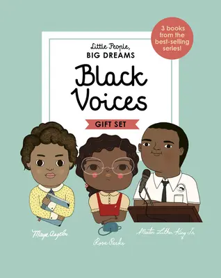 Mali ludzie, wielkie marzenia: Black Voices: 3 książki z bestsellerowej serii! Maya Angelou - Rosa Parks - Martin Luther King Jr. - Little People, Big Dreams: Black Voices: 3 Books from the Best-Selling Series! Maya Angelou - Rosa Parks - Martin Luther King Jr.