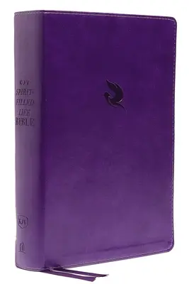 Kjv, Spirit-Filled Life Bible, wydanie trzecie, skórzane, fioletowe, wydanie z czerwonymi literami, wygodny druk: Wyposażenie Królestwa poprzez Moc Słowa - Kjv, Spirit-Filled Life Bible, Third Edition, Leathersoft, Purple, Red Letter Edition, Comfort Print: Kingdom Equipping Through the Power of the Word