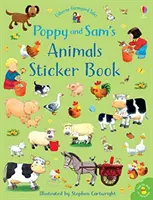 Książeczka z naklejkami Zwierzęta Poppy i Sama - Poppy and Sam's Animals Sticker Book