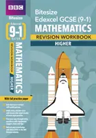 BBC Bitesize Edexcel GCSE (9-1) Maths Higher Zeszyt ćwiczeń do nauki w domu, oceniania w 2021 r. i egzaminów w 2022 r. - BBC Bitesize Edexcel GCSE (9-1) Maths Higher Workbook for home learning, 2021 assessments and 2022 exams