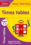 Collins Easy Learning Age 7-11 -- Times Tables Ages 7-11: Nowe wydanie - Collins Easy Learning Age 7-11 -- Times Tables Ages 7-11: New Edition