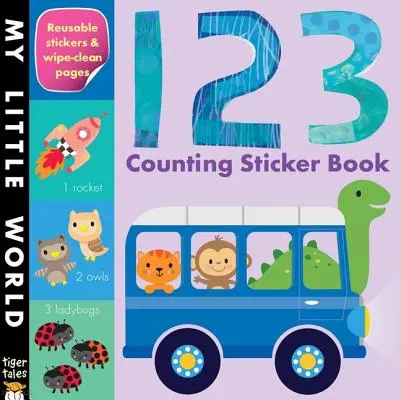 Książeczka z naklejkami do liczenia 123 - 123 Counting Sticker Book