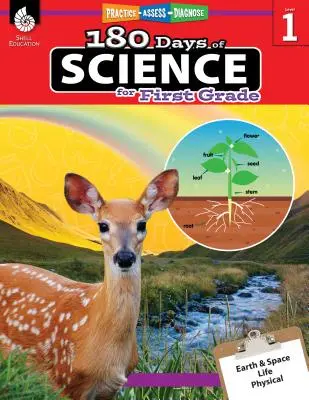 180 dni nauki dla pierwszej klasy: Ćwicz, oceniaj, diagnozuj - 180 Days of Science for First Grade: Practice, Assess, Diagnose