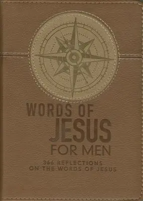 Lux-Leather Brown - Słowa Jezusa dla mężczyzn - Lux-Leather Brown - Words of Jesus for Men