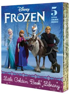 Frozen Little Golden Book Library (Disney Frozen): Frozen; Nowy przyjaciel renifer; Idealny dzień Olafa; Najlepsze urodziny w historii; Olaf czeka na wiosnę - Frozen Little Golden Book Library (Disney Frozen): Frozen; A New Reindeer Friend; Olaf's Perfect Day; The Best Birthday Ever; Olaf Waits for Spring