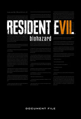 Resident Evil 7: Biohazard - plik dokumentów - Resident Evil 7: Biohazard Document File