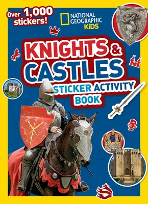 Naklejki z rycerzami i zamkami - Knights and Castles Sticker Activity Book