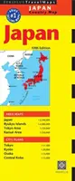 Mapa turystyczna Japonii, wydanie piąte - Japan Travel Map Fifth Edition