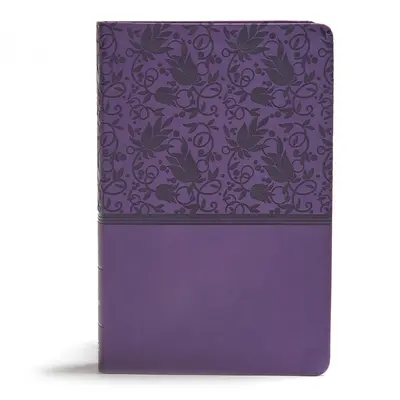 KJV Giant Print Reference Bible, Purple Leathertouch: Czerwona litera, znacznik wstążki, Smythe-Sewn, tekst dwukolumnowy, konkordancja, strona prezentacyjna, Full-Co - KJV Giant Print Reference Bible, Purple Leathertouch: Red Letter, Ribbon Marker, Smythe-Sewn, Two-Column Text, Concordance, Presentation Page, Full-Co