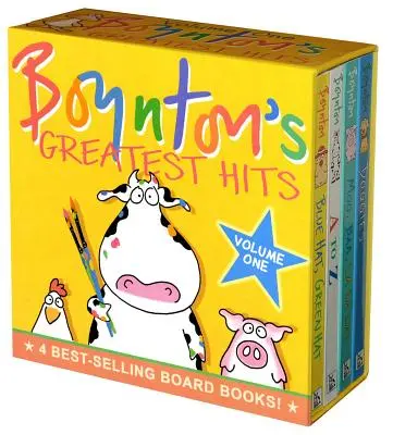 Boynton's Greatest Hits the Big Blue Box: Moo, Baa, La La La!; Od A do Z; Pieski; Niebieski kapelusz, zielony kapelusz - Boynton's Greatest Hits the Big Blue Box: Moo, Baa, La La La!; A to Z; Doggies; Blue Hat, Green Hat