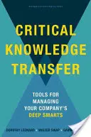 Krytyczny transfer wiedzy: Narzędzia do zarządzania głęboką inteligencją firmy - Critical Knowledge Transfer: Tools for Managing Your Company's Deep Smarts