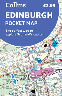 Kieszonkowa mapa Edynburga - idealny sposób na zwiedzanie Edynburga - Edinburgh Pocket Map - The Perfect Way to Explore Edinburgh