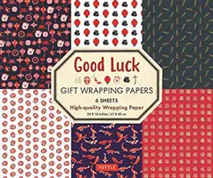 Papier do pakowania prezentów Good Luck 6 arkuszy: Wysokiej jakości papier do pakowania o wymiarach 24 x 18 cali (61 x 45 CM) - Good Luck Gift Wrapping Papers 6 Sheets: High-Quality 24 X 18 Inch (61 X 45 CM) Wrapping Paper