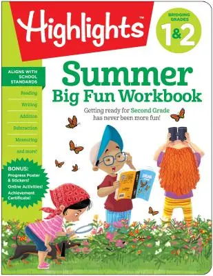 Summer Big Fun Zeszyt ćwiczeń dla klas 1 i 2 - Summer Big Fun Workbook Bridging Grades 1 & 2