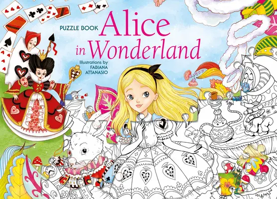 Książka z puzzlami Alicja w Krainie Czarów - Alice in Wonderland Puzzle Book