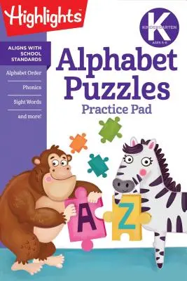 Puzzle z alfabetem dla przedszkolaków - Kindergarten Alphabet Puzzles