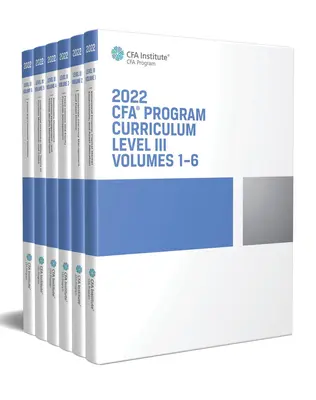2022 CFA Program nauczania Poziom III Zestaw pudełkowy - 2022 CFA Program Curriculum Level III Box Set