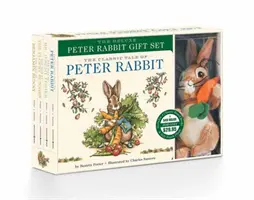 Peter Rabbit Deluxe Plush Gift Set: Klasyczna książka planszowa + pluszowy królik pluszowy zestaw upominkowy - The Peter Rabbit Deluxe Plush Gift Set: The Classic Edition Board Book + Plush Stuffed Animal Toy Rabbit Gift Set