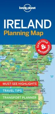 Lonely Planet Irlandia Mapa planowania 1 - Lonely Planet Ireland Planning Map 1