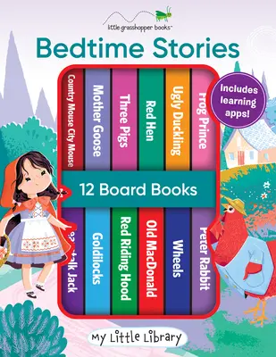 My Little Library: Opowieści na dobranoc (12 książek planszowych i 3 aplikacje do pobrania!) - My Little Library: Bedtime Stories (12 Board Books & 3 Downloadable Apps!)