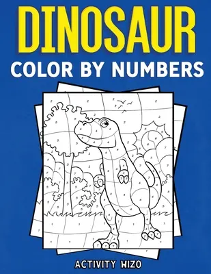 Kolorowanka z dinozaurami - Dinosaur Color By Numbers