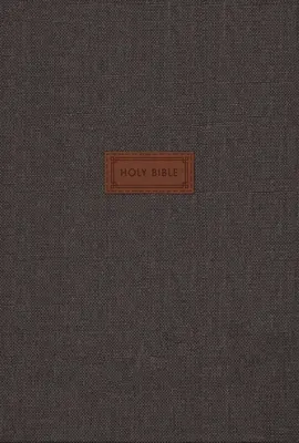 Niv, Biblia do studiowania łaski i prawdy, obwoluta, szara, czerwone litery, wygodny druk - Niv, the Grace and Truth Study Bible, Cloth Over Board, Gray, Red Letter, Comfort Print