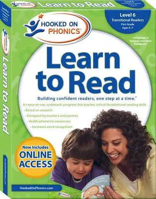 Hooked on Phonics Learn to Read - Level 6, Volume 6: Transitional Readers (First Grade Ages 6-7)