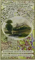 Kolekcja czterech historycznych map Derbyshire z lat 1610-1836 - Collection of Four Historic Maps of Derbyshire from 1610-1836