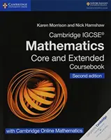 Cambridge Igcse(r) Mathematics Coursebook Core and Extended Second Edition z Cambridge Online Mathematics (2 lata) - Cambridge Igcse(r) Mathematics Coursebook Core and Extended Second Edition with Cambridge Online Mathematics (2 Years)