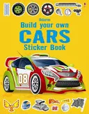 Zbuduj własne samochody Książka z naklejkami - Build your own Cars Sticker book