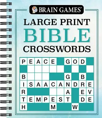 Brain Games - Krzyżówki biblijne w dużym formacie - Brain Games - Large Print Bible Crosswords