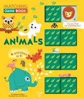 Gra w dopasowywanie zwierząt: 4 zadania w 1! - Animals Matching Game Book: 4 Activities in 1!