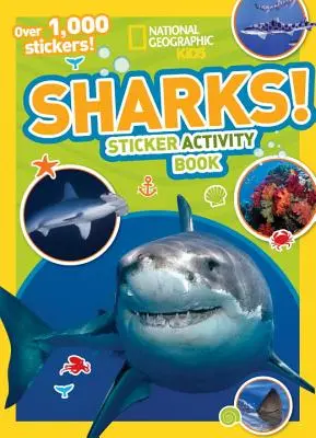 Książeczka z naklejkami Rekiny [z naklejkami] - Sharks Sticker Activity Book [With Sticker(s)]