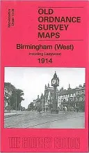 Birmingham (West) 1914 - Warwickshire arkusz 13.08 - Birmingham (West) 1914 - Warwickshire Sheet 13.08