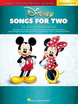 Piosenki Disneya na dwie trąbki: Łatwe duety instrumentalne - Disney Songs for Two Trumpets: Easy Instrumental Duets