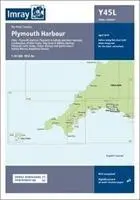 Imray Chart Y45 Plymouth Harbour Laminated - Laminowany Y45 Plymouth Harbour (mały format) - Imray Chart Y45 Plymouth Harbour Laminated - Laminated Y45 Plymouth Harbour (Small Format)