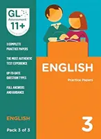 11+ Practice Papers English Pack 3 (wielokrotnego wyboru) - 11+ Practice Papers English Pack 3 (Multiple Choice)