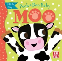 Peek-a-Boo Baby: Moo - książka planszowa z podnoszoną klapką - Peek-a-Boo Baby: Moo - Lift the flap board book