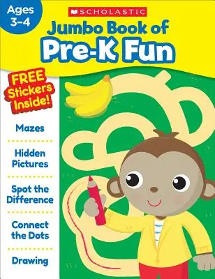 Zeszyt ćwiczeń Jumbo Book of Pre-K Fun - Jumbo Book of Pre-K Fun Workbook