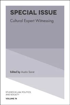 Wydanie specjalne: Kulturowy biegły sądowy - Special Issue: Cultural Expert Witnessing