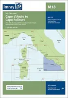 Mapa Imray M18 - Capo d'Anzio do Capo Palinuro - Imray Chart M18 - Capo d'Anzio to Capo Palinuro