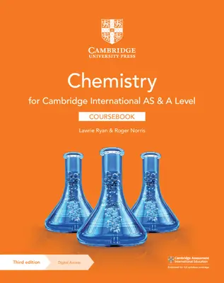 Cambridge International as & a Level Chemistry Coursebook z dostępem cyfrowym (2 lata) - Cambridge International as & a Level Chemistry Coursebook with Digital Access (2 Years)