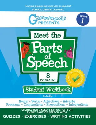 Zeszyt ćwiczeń części mowy, klasa 1 - The Parts of Speech Workbook, Grade 1