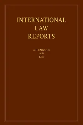 Zbiory Prawa Międzynarodowego: Tom 193 - International Law Reports: Volume 193