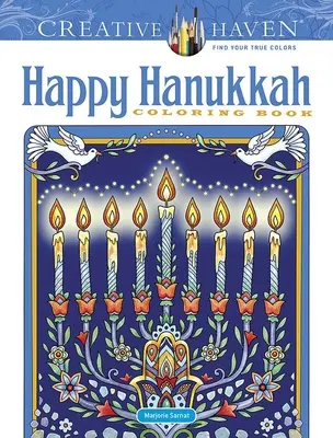 Kolorowanka Creative Haven Szczęśliwa Chanuka - Creative Haven Happy Hanukkah Coloring Book