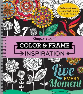 Color & Frame - Inspiracja (kolorowanka dla dorosłych) - Color & Frame - Inspiration (Adult Coloring Book)